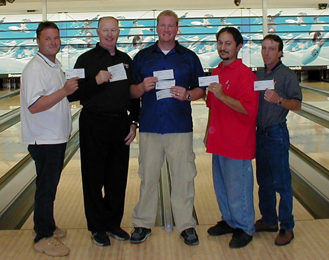 ALLSTAR LANES CLASSIC DIV. WINNERSNov. 13th & 14th, 2004: (L to R)Dustin Dobson 4th, Gordon Domgaard 2nd, Bryan Rosenhan CHA