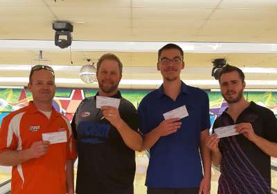 ALLSTAR LANES-SANDY TOURNAMENT WINNERS  JUNE 11, 2017  TRAVIS BURBANK CHAMPION