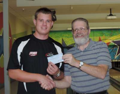 ALLSTAR LANES - WEST JORDAN TOURNAMENT WINNER  OCTOBER 18, 2015  BRAYDEN HATCH CHAMPION