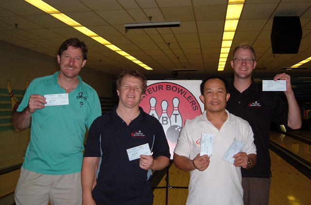 DELTON LANES TOURNAMENT WINNERS AUG. 22 & 23, 2009  "T.B." CHAMPION