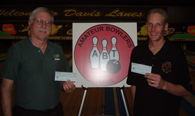 DAVIS LANES TOURNAMENT WINNERS
SEPTEMBER 17, 2006
(L to R) Lanny Clelland CHAMPION,
Adam Pierce 2nd.
