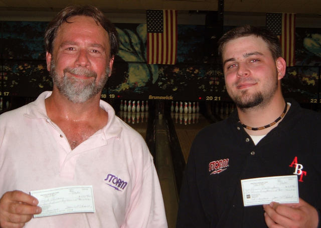 SPARETIME FAMILY FUN CENTER - WINNERS
JULY 16, 2005 (L to R)
Rich Arcaris 2nd, Devin Ballingham CHAMPION