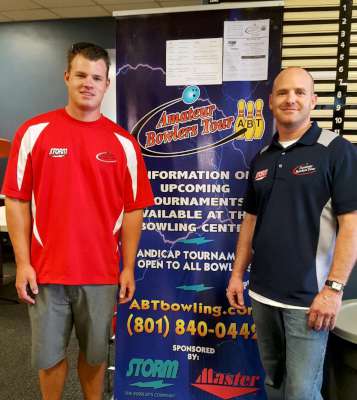 VALLEY LANES DOUBLES WINNERS  MAY 27 THRU 29, 2017  (L TO R) BRAYDEN HATCH AND GARY TAYLOR