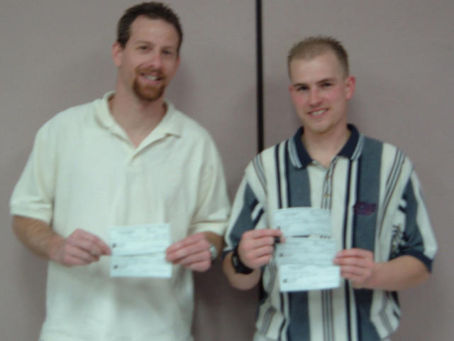 ALLSTAR SANDY LANES MASTER DIV. WINNERSMarch 12 & 13, 2005 (L to R)Chris Robinson 2nd, Robert Kelley CHAMPION