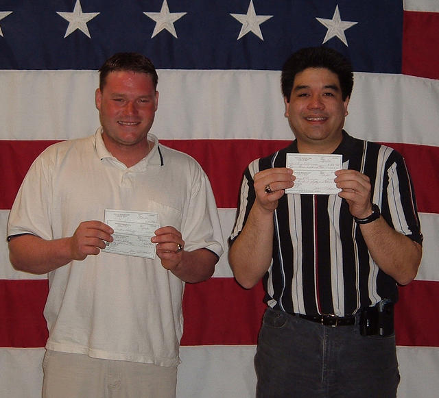 JACK & JILL MASTER DIV. WINNERSFebruary 19 & 20, 2005 (L to R)Dustin Dobson CHAMPION, Gary Okumura 2nd