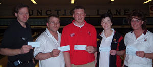JUNCTION LANES CLASSIC DIV. WINNERSAPRIL 29 & 30, 2006(L to R) Clark Keithley 4th,Matt Cook 2nd,Monty Chrans CHAMPIO